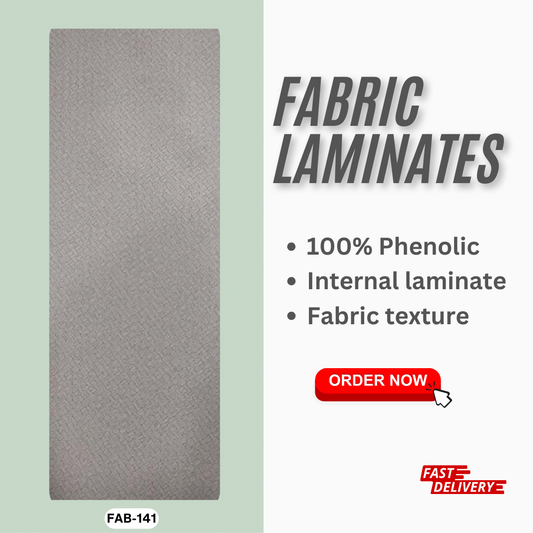 FAB 141 - FABRIC INSIDE LAMINATES (100% PHENOLIC) - 8FT x 4FT