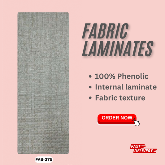 FAB 375 - FABRIC INSIDE LAMINATES (100% PHENOLIC) - 8FT x 4FT