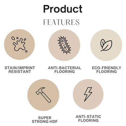 1884 - MILK CHOCOLATE -  8MM - CHEVRON COLLECTION - MATT SURFACE - REAL WOOD - LAMINATE FLOORING