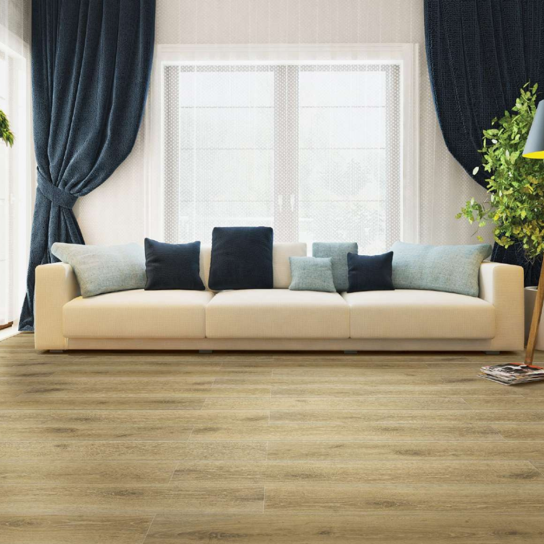 650 - HARVEST OAK - AC5 1217MM X 197MM X 12MM - RADIANT - LAMINATE WOODEN FLOORING