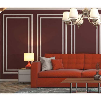 FW 102- 30MM WIDTH - ULTRA WHITE - FLOURISH INTERIOR MOULDING