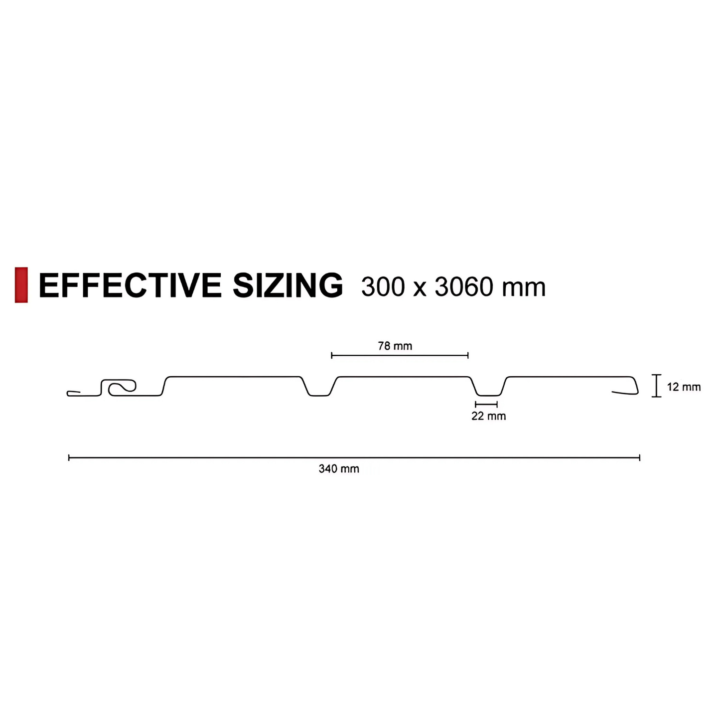 SOFFIT PANEL / SOFFIT PANEL WITH SINGLE PERFORATION / SOFFIT PANEL WITH TRIPLE PERFORATION / 340MM  X 3060MM / INTERNAL CEILINGS AND WALLS / EXTERNAL CEILINGS / PARE INNOV+ / SOFFIT PANELS